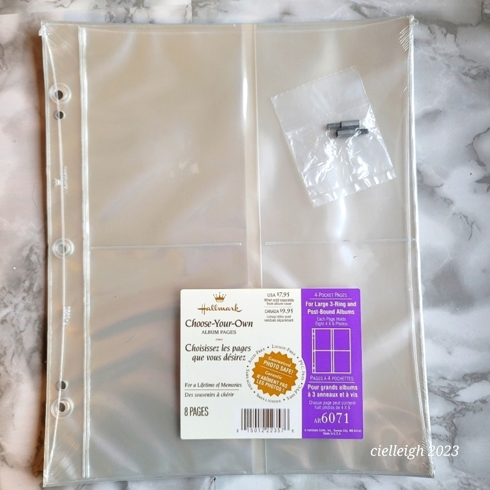 *4 for $25* Hallmark Photo Album Refill